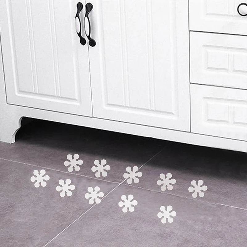 6~20PCS Anti Slip Bathtub Sticker Colored Flower Self-adhesive Anti Slip Bathtub Mat Bathroom Shower Snowflake Anti Alip Sticker