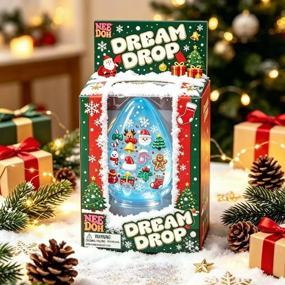 Neues NeeDoh Weihnachts-Sensorik-Fidget-Spielzeug, Stressabbau-Entspannungsspielzeug, Weihnachts-Adventskalender-Überraschung, Feiertagsgeschenk* – Detail 4