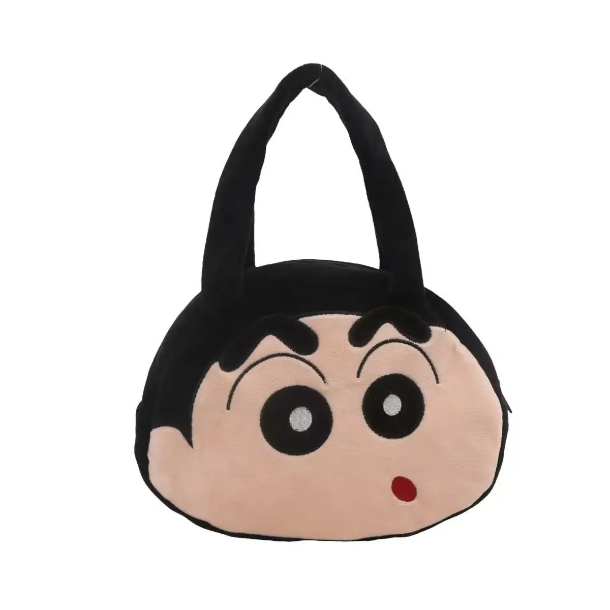 Crayon Shin-chan Plush Handbag Cute Cartoon Crossbody Bag Large Capacity Storage Bag Convenient Makeup Bag Fun Gift for Friends view 2