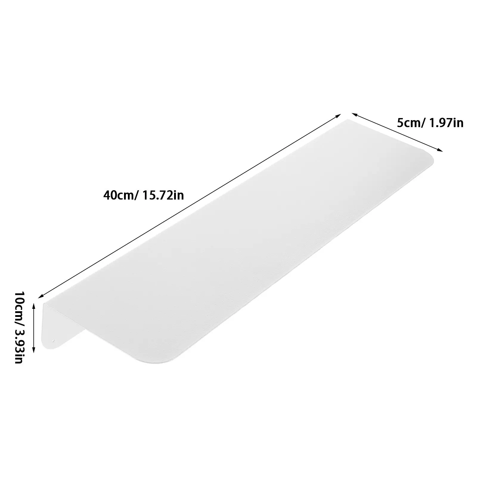 Metal Kitchen Sink Side Extension Board White Kitchen Stove Gap Filler Counter Gap Cover No Drill Installation