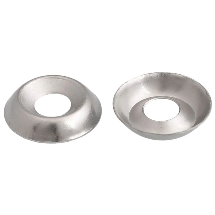 10/20/50Pcs Rvs Pakkingen Fisheye Wasmachine Concave Taper Solid Pakking M3M4M5M6