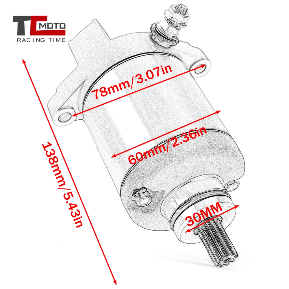 

Starter Motor for Aprilia 125 200 Arrecife Atlantic Habana Mojito Back 125 Custom Rear Beetle Scarabeo Sportcity 125 200