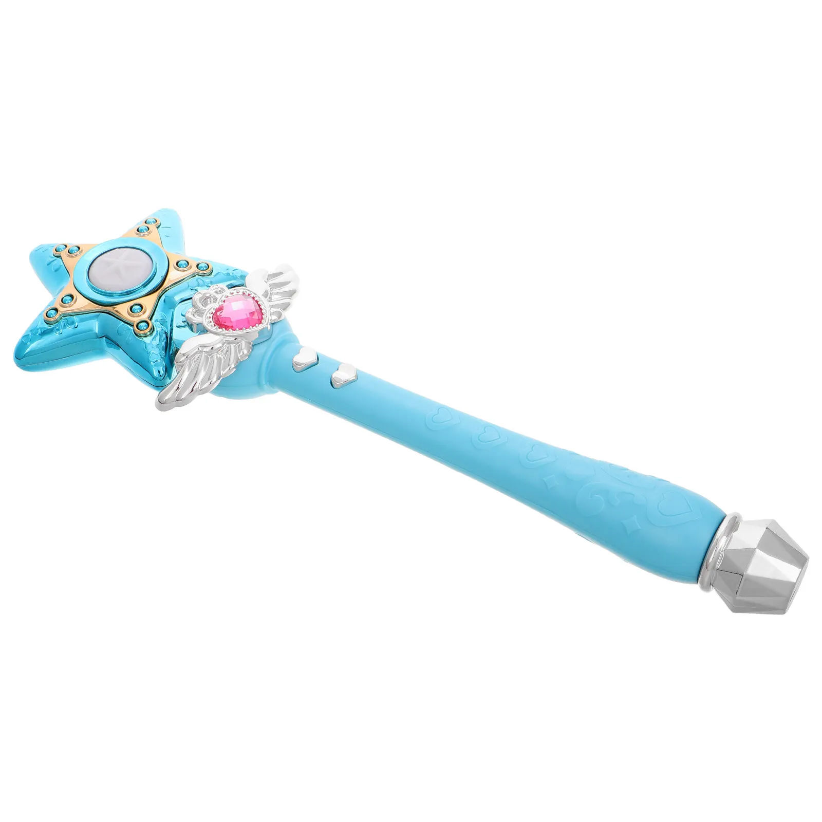 

Light Up Wand LED Star Design for Kids Girl Dress-Up Party Favor Birthday Celebration Roleplay Accessory