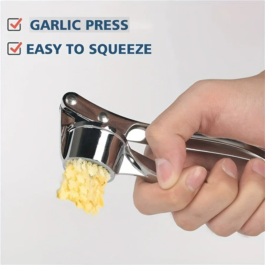 Commercial Heavy Duty Garlic Press & Multi-Tool. 18cm, Aluminum, for Restaurant, Durable - Image 5
