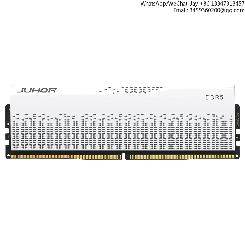 Memoria RAM DDR5 de 4800 MHz, 32 GB, DIMM, 1,35 V, Blanca, de Alta Velocidad para Juegos y Edición de PC, Función ECC, en Existencia