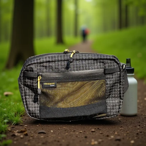 Hikeman Outdoor Sports Waist Bag UHMWPE Fanny Pack for Hiking Camping Cycling Accessories Package Phone Storage Bags Camp Gears