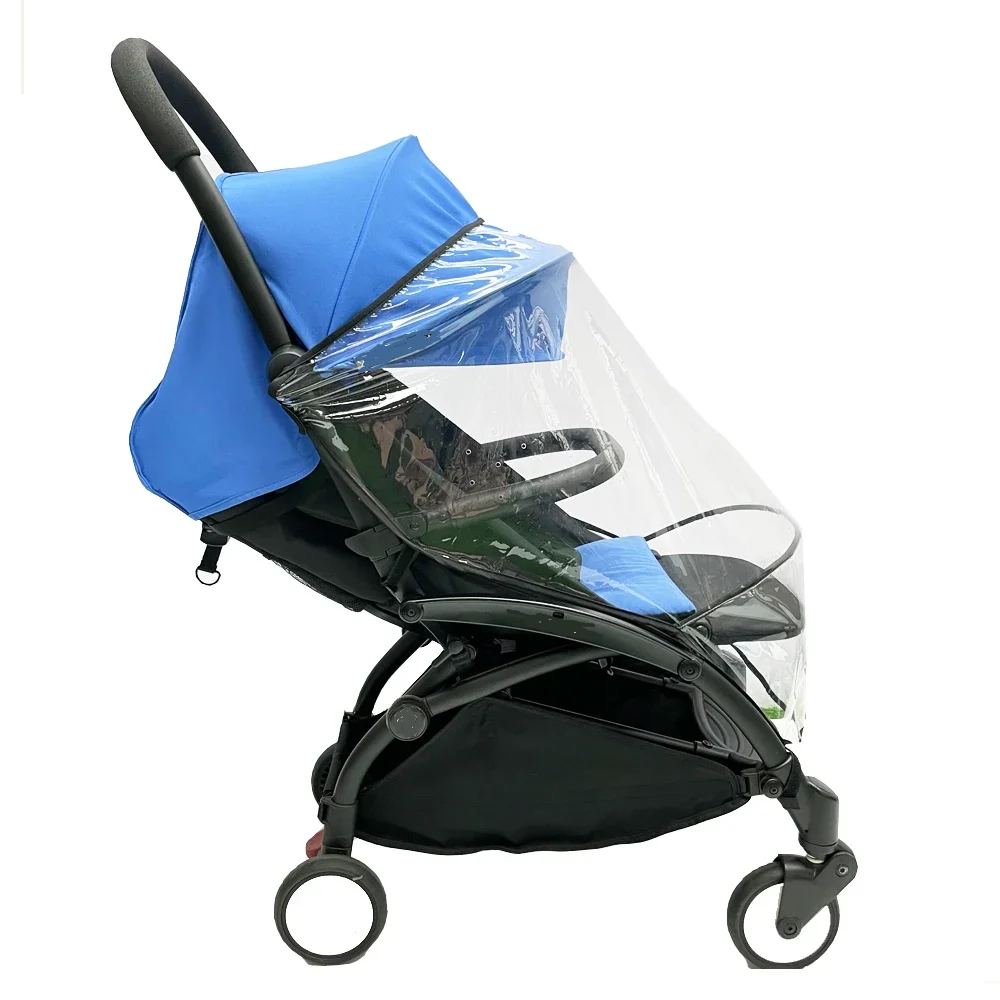 Momtan ®   Akcesoria do wózków dziecięcych kompatybilne z Babyzen YOYO2 YOYO 3, zderzak do wózka i deska pod stopę 15 cm oraz osłona przeciwdeszczowa do YOYO