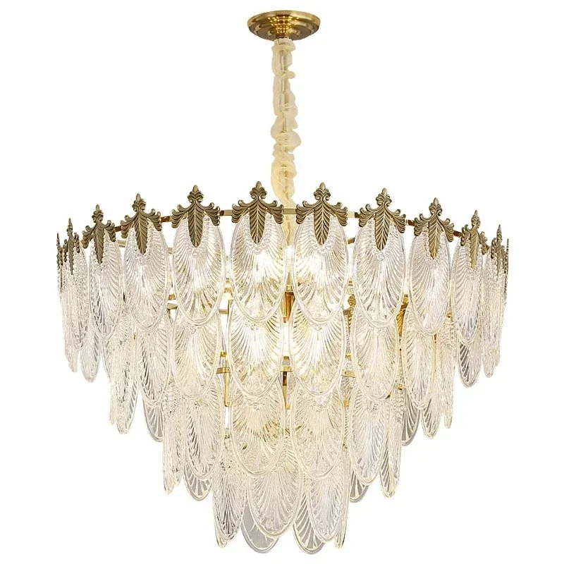 GHJUYIOL Ceiling Chandeliers Italy Design Leaf Shape Hanging Lamp Bedroom Kitchen Island Stairwell Pendant Light Fixtures