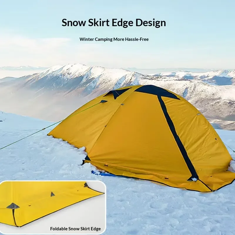 Premium Windproof Rainproof Lightweight Double Layer 3 4 Person 4 6 Person Outdoor Hiking Shelter Tent for Beach Patio