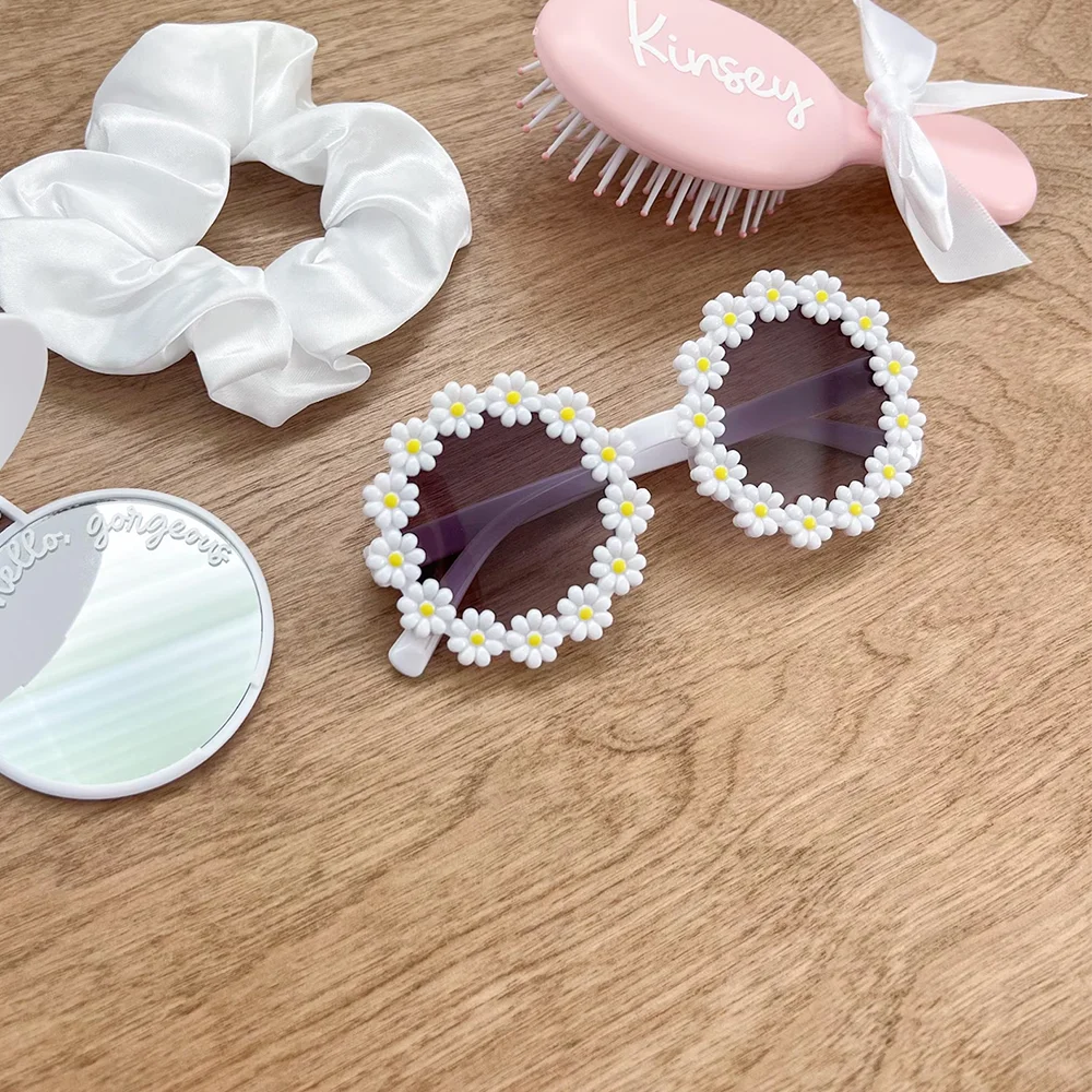

Daisy Flower Girl Party Decoration Page Boy Proposal Summer Beach Wedding Decorate Bachelorette Bridal Shower Travel Kids Gift