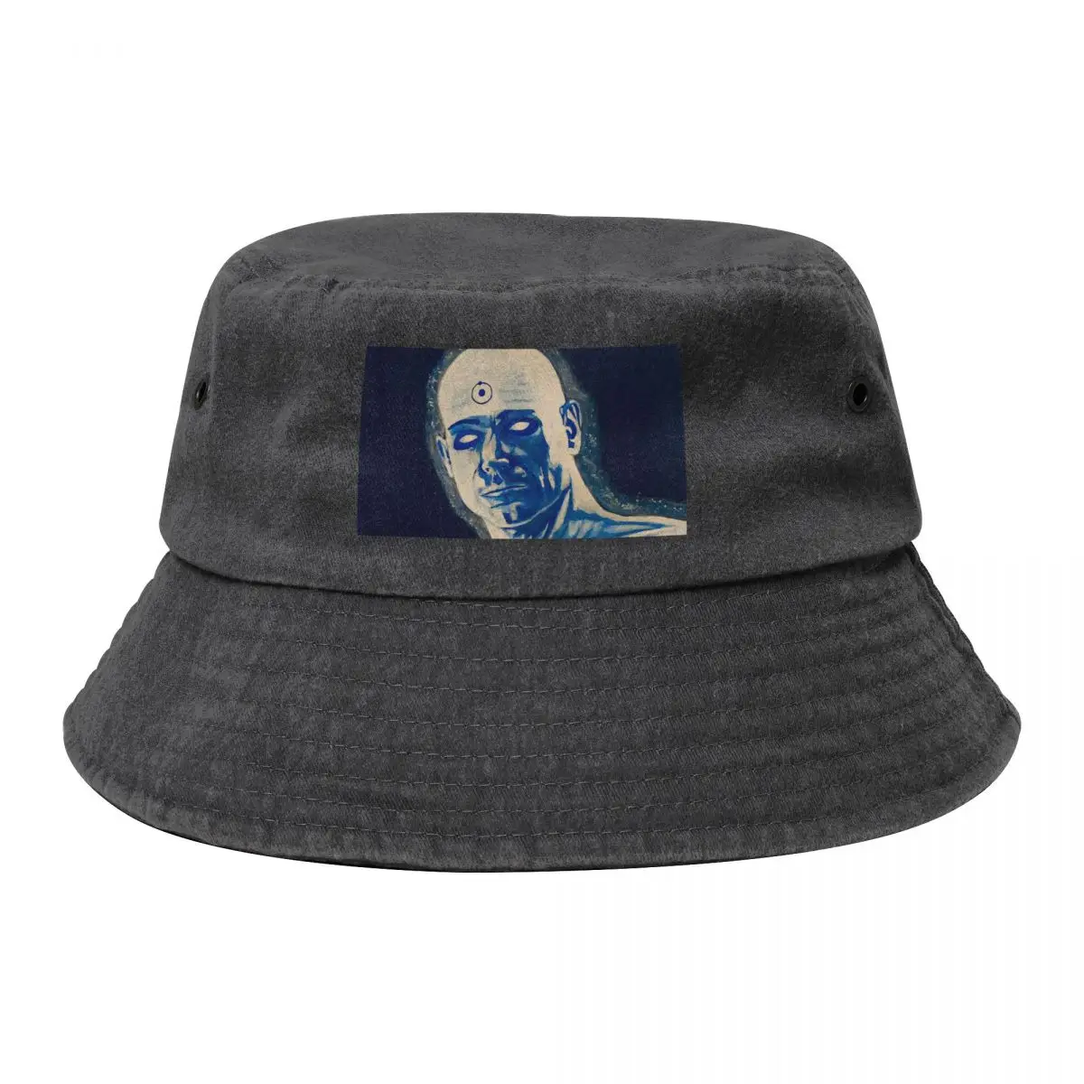 

Dr Manhattan Watchmen Bucket Hat Visor Golf Anime Beach Outing Women's Men's