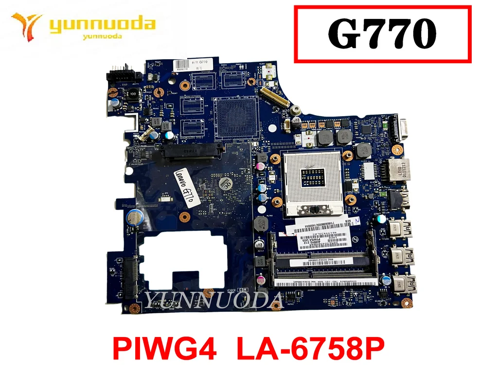 

LA-6758P For Lenovo IdeaPad G770 Laptop motherboard PIWG4 100% tested good