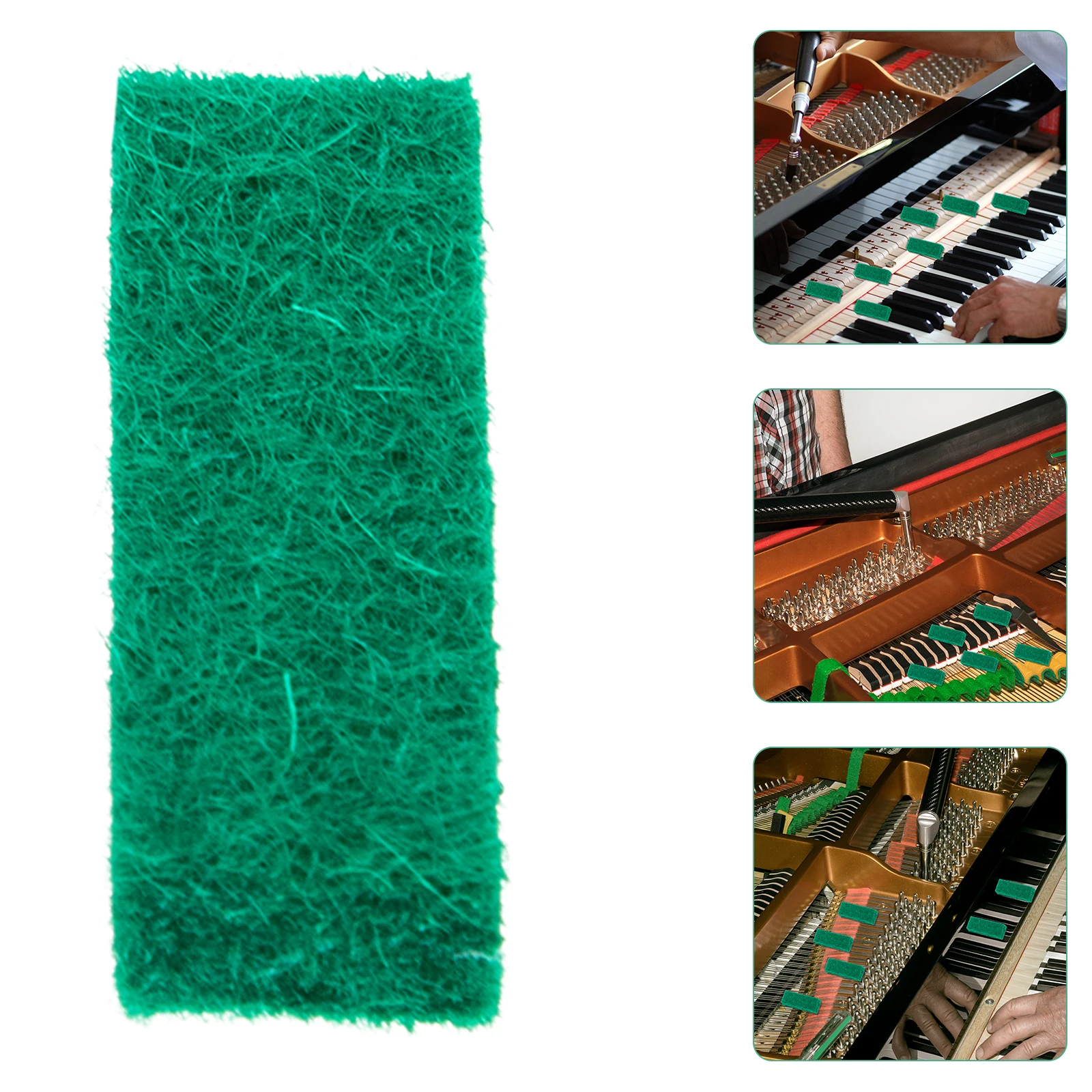 

50 Pcs Piano Damping Felt Set Tuning Mute Tool Tools Tuner Suite