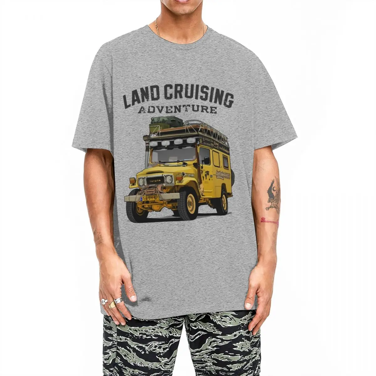 Vintage Off Road 80 Land Cruiser T Shirt Men Women Cotton Landcruising Fj80 Overland Travel Tee Shirt Printing Clothing