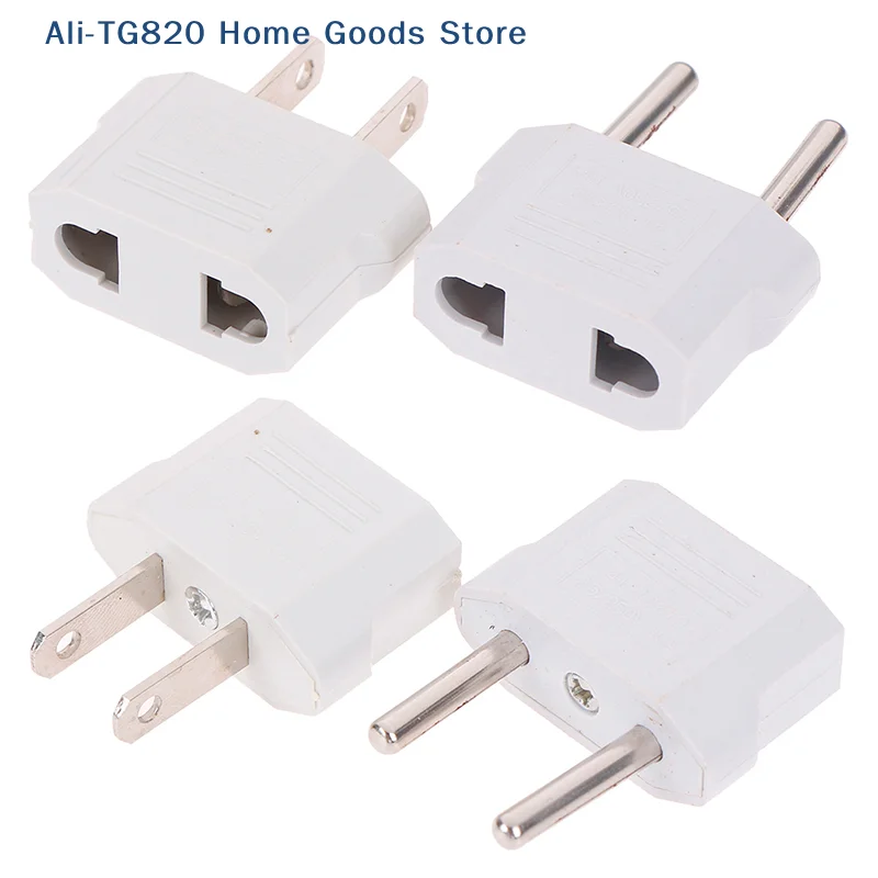 [TG820]4Pcs european usa eu to us plug us to eu plug travel charger adapter converter