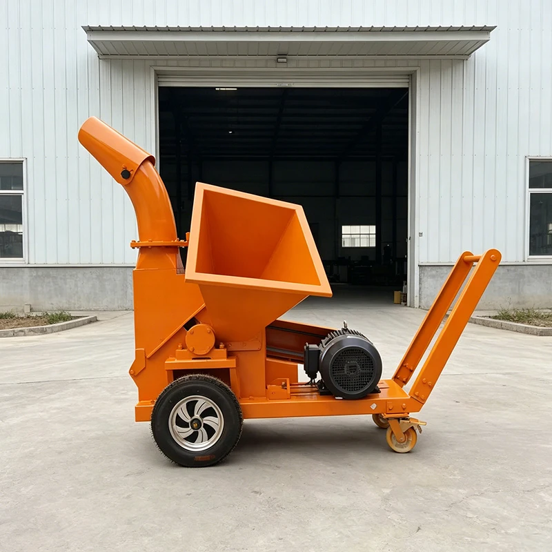 Wood Chipper Crusher Machine Mobile Branch Shredder for Garden Orchard