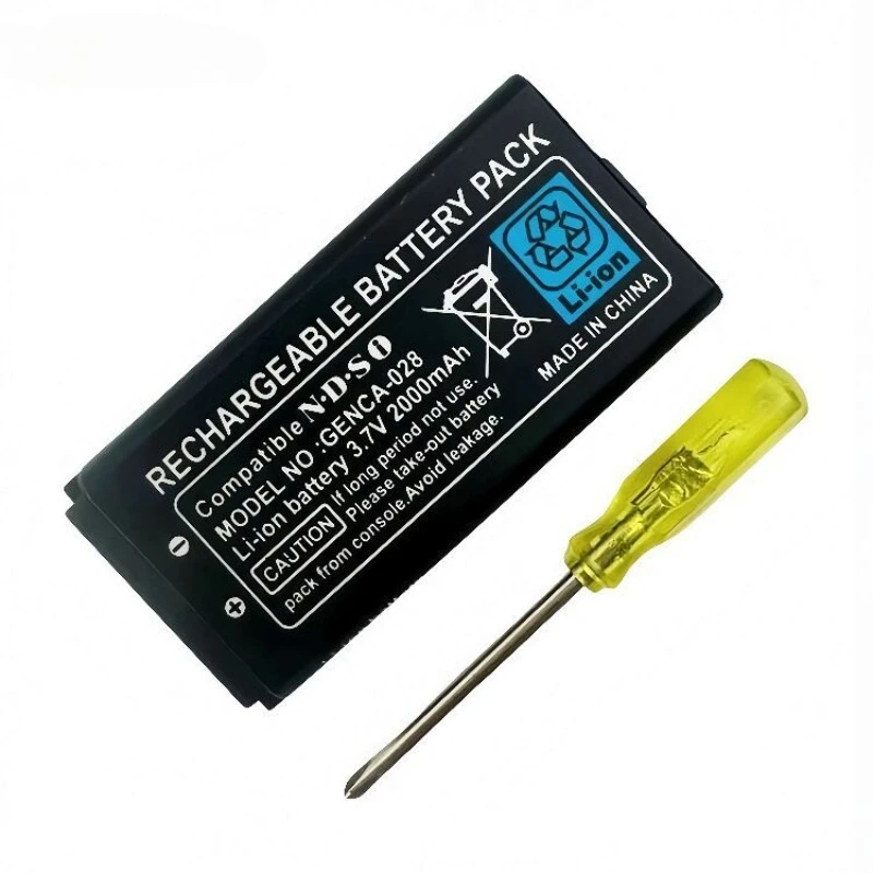 

2000mAh TWL-003 Rechargeable Battery for NDSI Nintendo DSI Game Console Built-in Replacement Batteries Lithium Ion