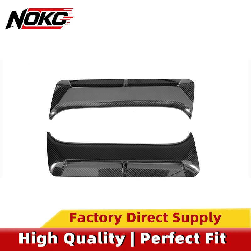 Dry Carbon Fiber Rear Window Vent Trim & D-Pillar Molding for Mercedes G-Class W464 G63 G500 2019-2025 LUMMA Style Exterior Kit