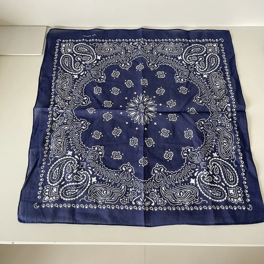 

Headwear Y2K Leopard Print Hair Scarf Hip Hop Turban Punk Bandana Spicy Girl Retro Small Square Scarf Streetwear