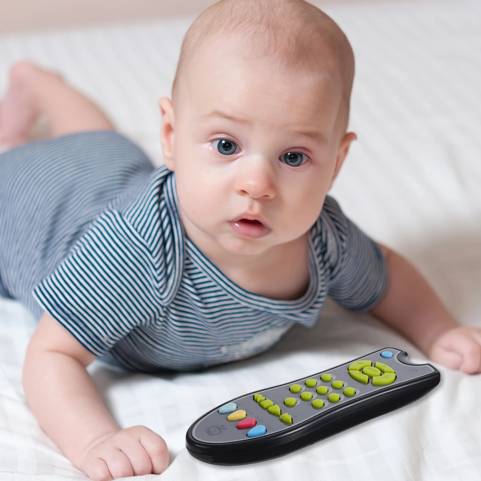 

Simulation Remote Control For Toddlers Kids Early Educational Learning Cognitive Plaything Baby Remote Controls