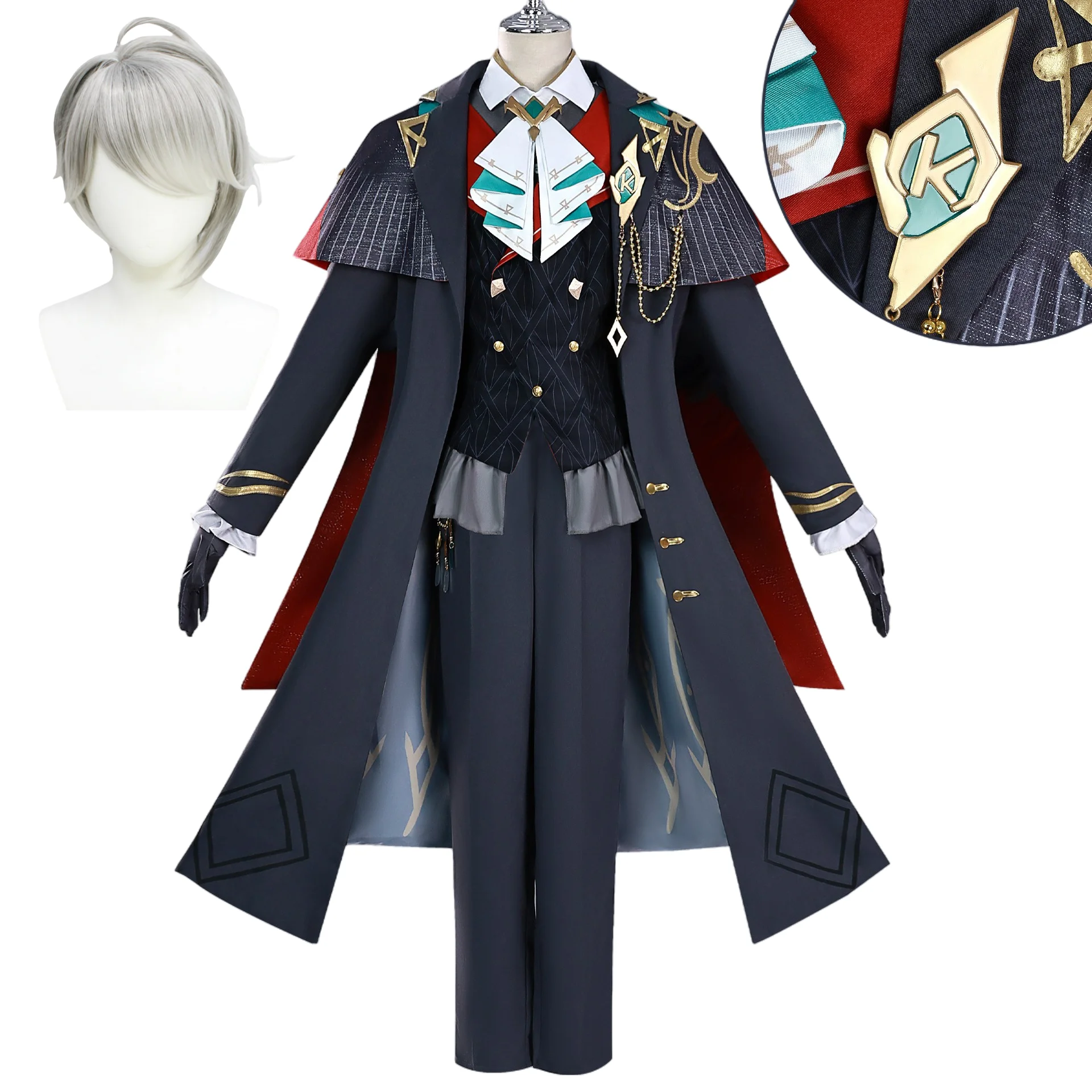 

Alhaitham Cosplay Anime Game Costume Wig