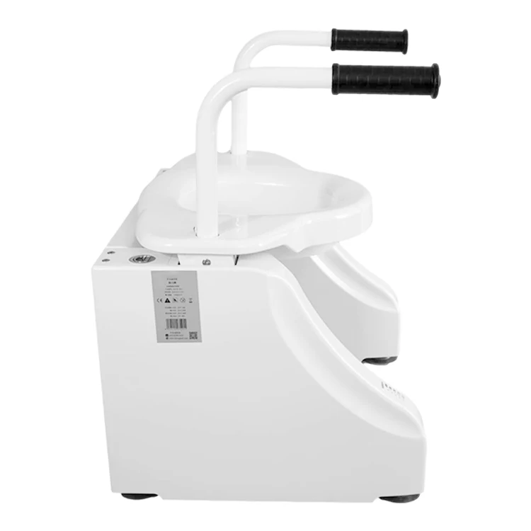 Multifunctional Transfer Toilet Chair with Patient Lift Shower Commode Wheelchair for Invalid Users