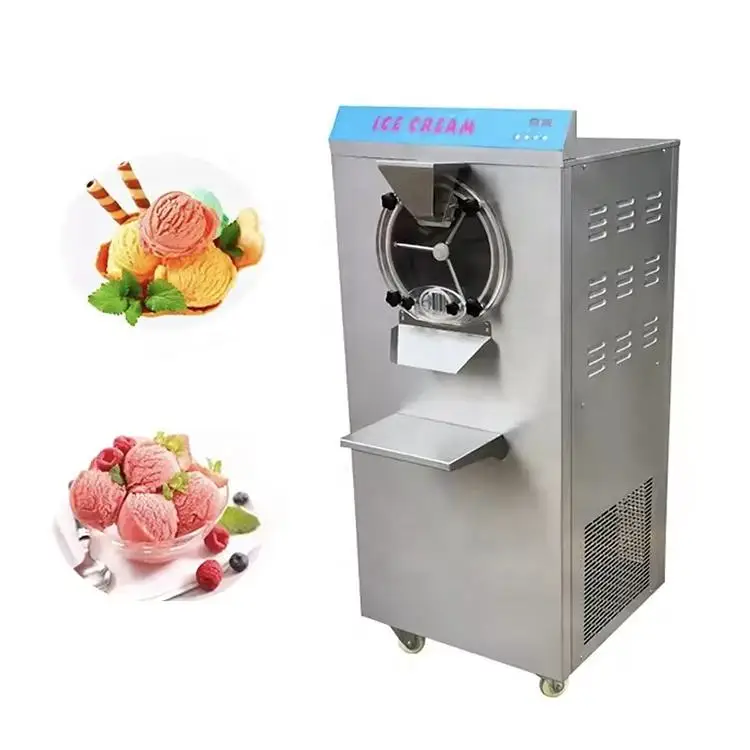 Ice Cream Making Machine Amusement Park Gelato Ice Cream maker Fresh Fruit Hard Ice Cream Machine For Snack Shops