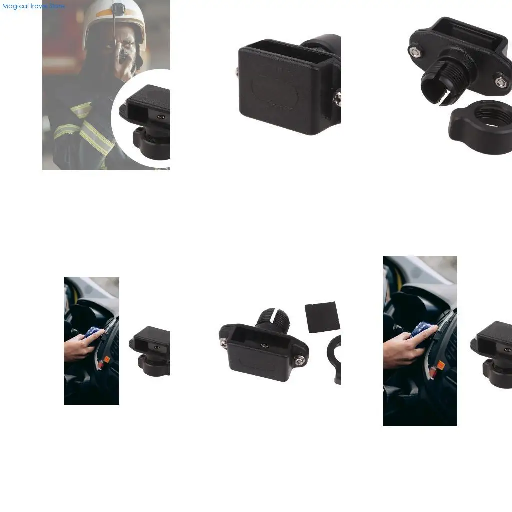 

N2UB Car Mount Holder Universal Car Mount Accessory for Walkie Talkie Devices Easy Installation Suction Cup Mount for Vehicle