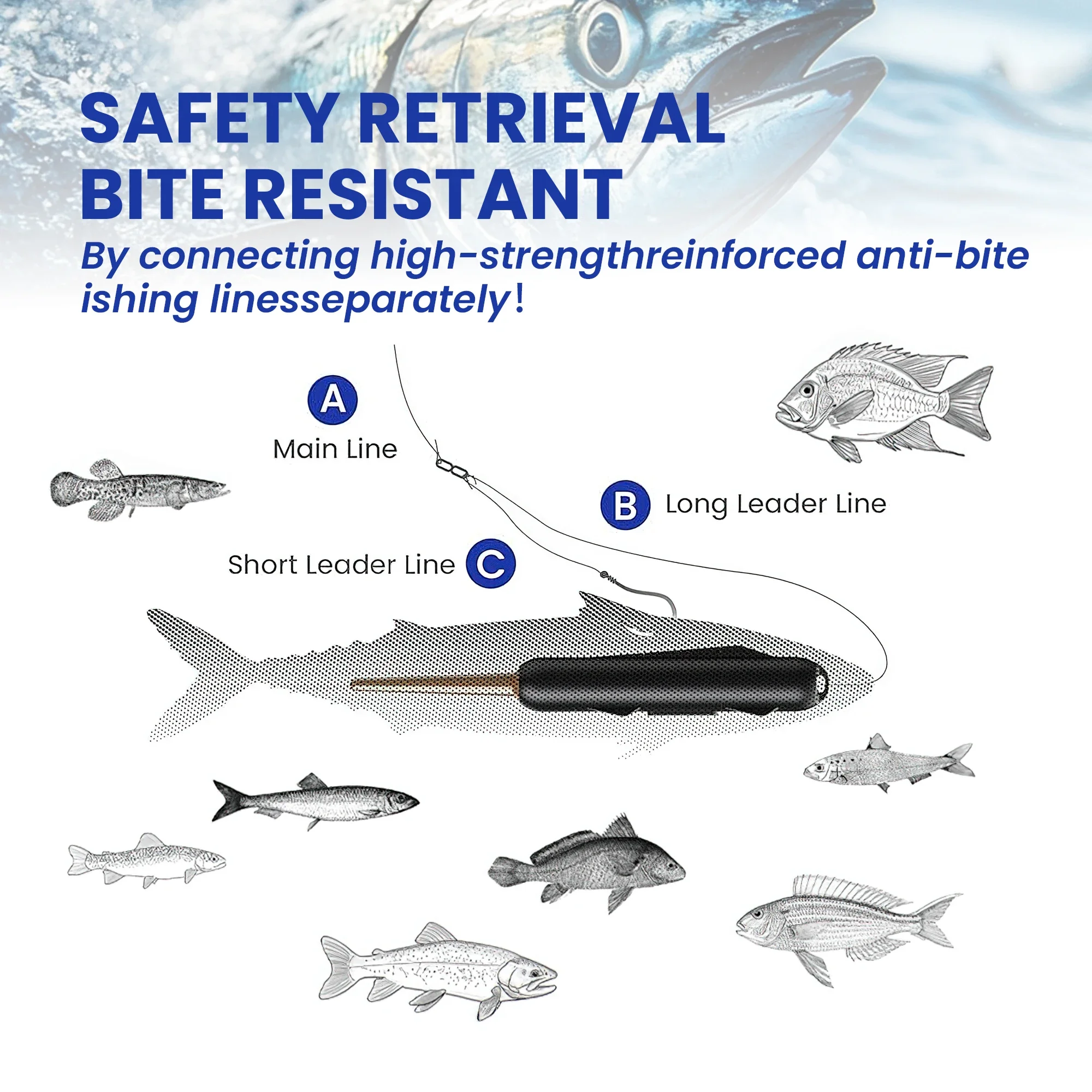 Intelligent sonic bait lures fish bionic simulation Luya sea fishing