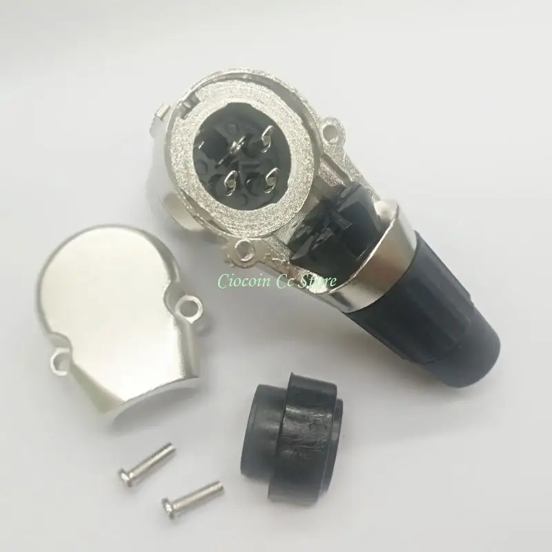 X90F Cable Connector 90 Degree Male Female XLR Adapters 3 Pin Microphone Plug