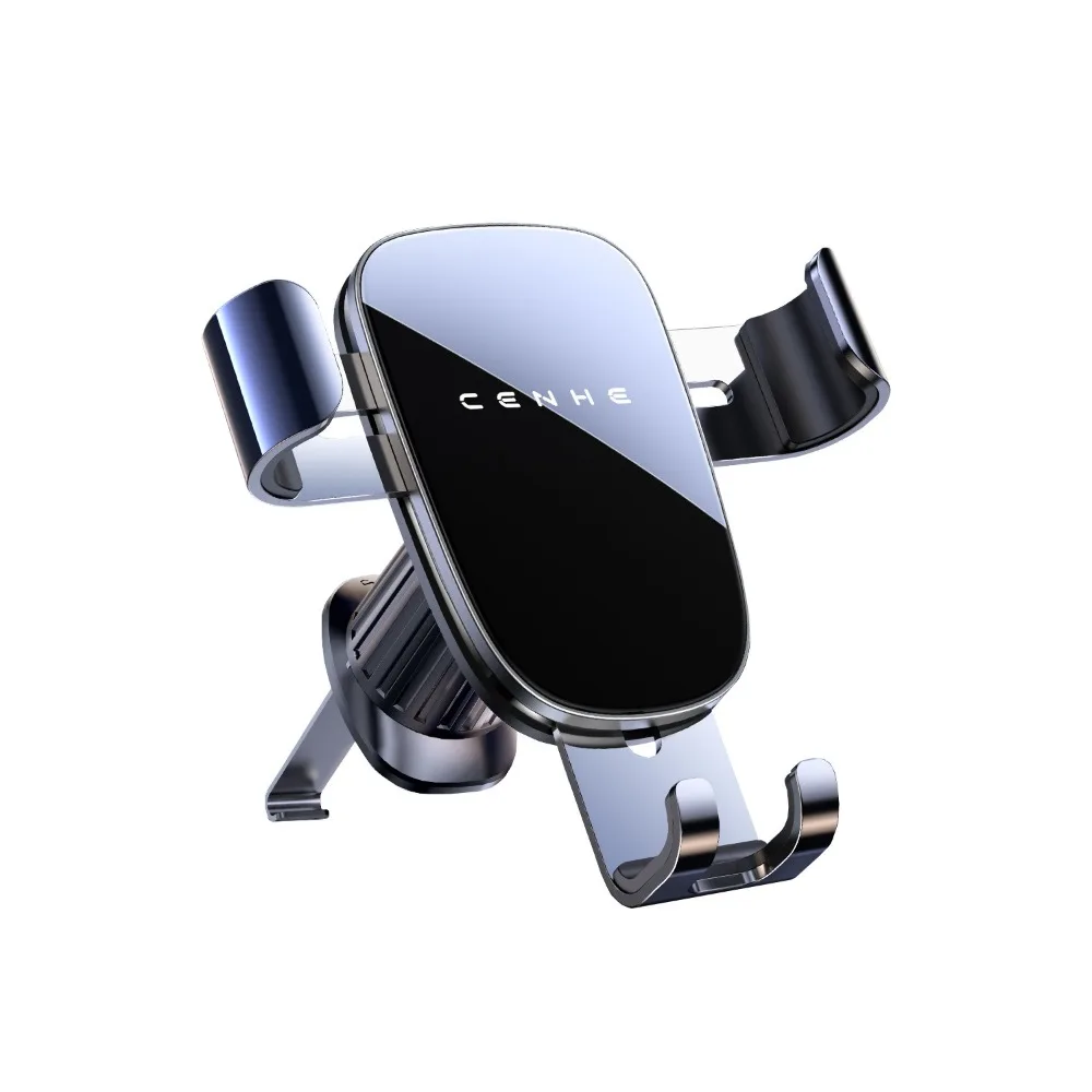 

Metal Construction CarPhone Holder Air Outlet Mount Navigation Dedicated Mobile Phone Car Holder Foldable Design