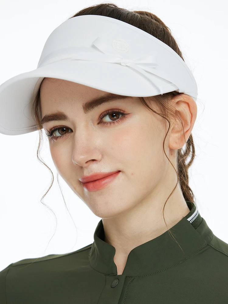 bg-golf-hat-women's-breathable-sun-protection-cap-lady-sports-sunade-hat-knot-emp-top-hat-adjustable-wide-brim