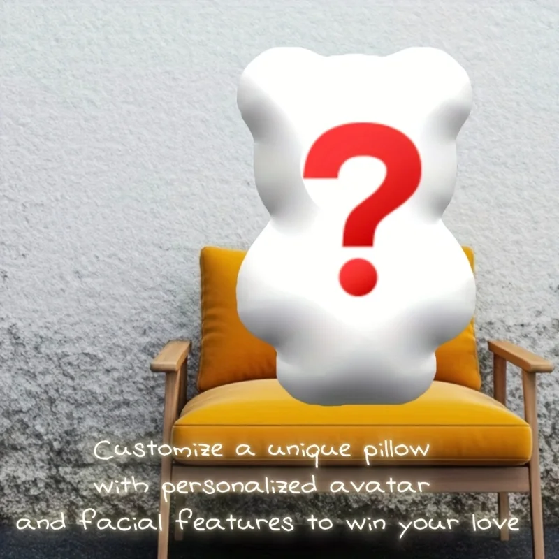 Photo Customization Mini Firefighter Role DIY Design Pillow, Bedroom Home Cute Cushion, Ideal Commemorative Gift for Family