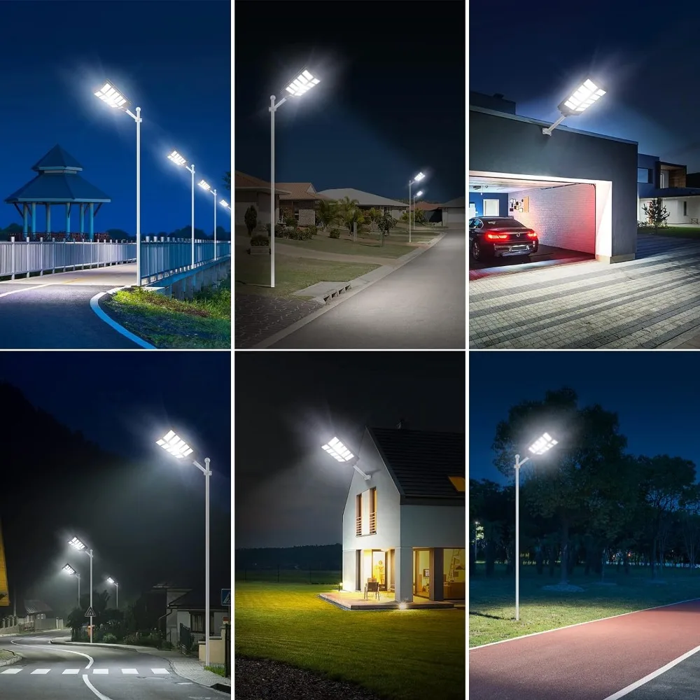 Solar Street Light, Motion Sensor, IP65 Waterproof Security Lights, Solar Street Light