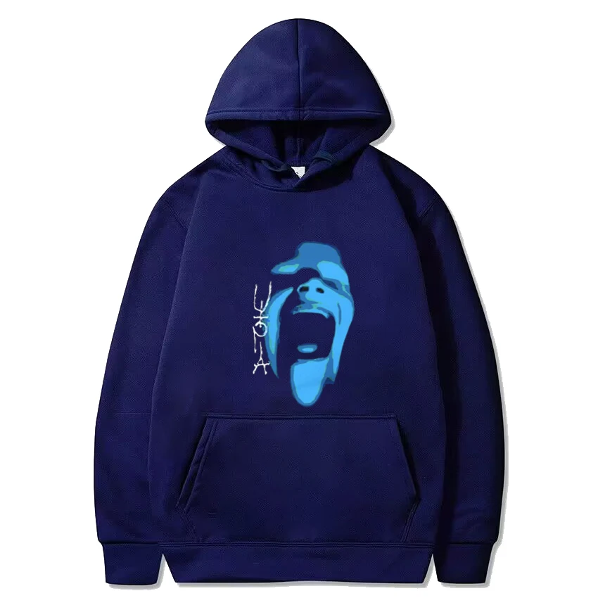 Kaktus Jack Rapper Utopie Album Gothic Grafik Hoodie Männer Frauen Hip Hop lässig Streetwear Unisex Fleece Langarm Sweatshirt