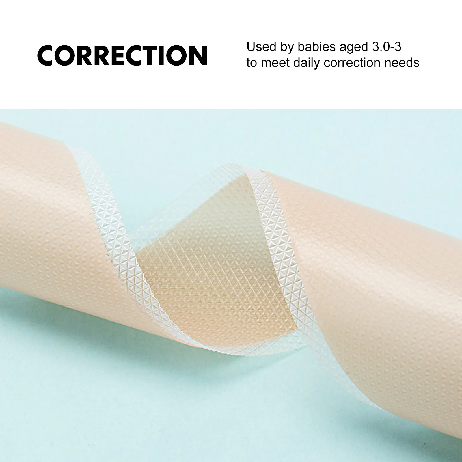 

1 рулон, силиконовая нашивка для коррекции ушей для младенцев, детская нашивка для вальгусной деформации ушной раковины, мягкая дышащая клейкая силиконовая лента для ушей