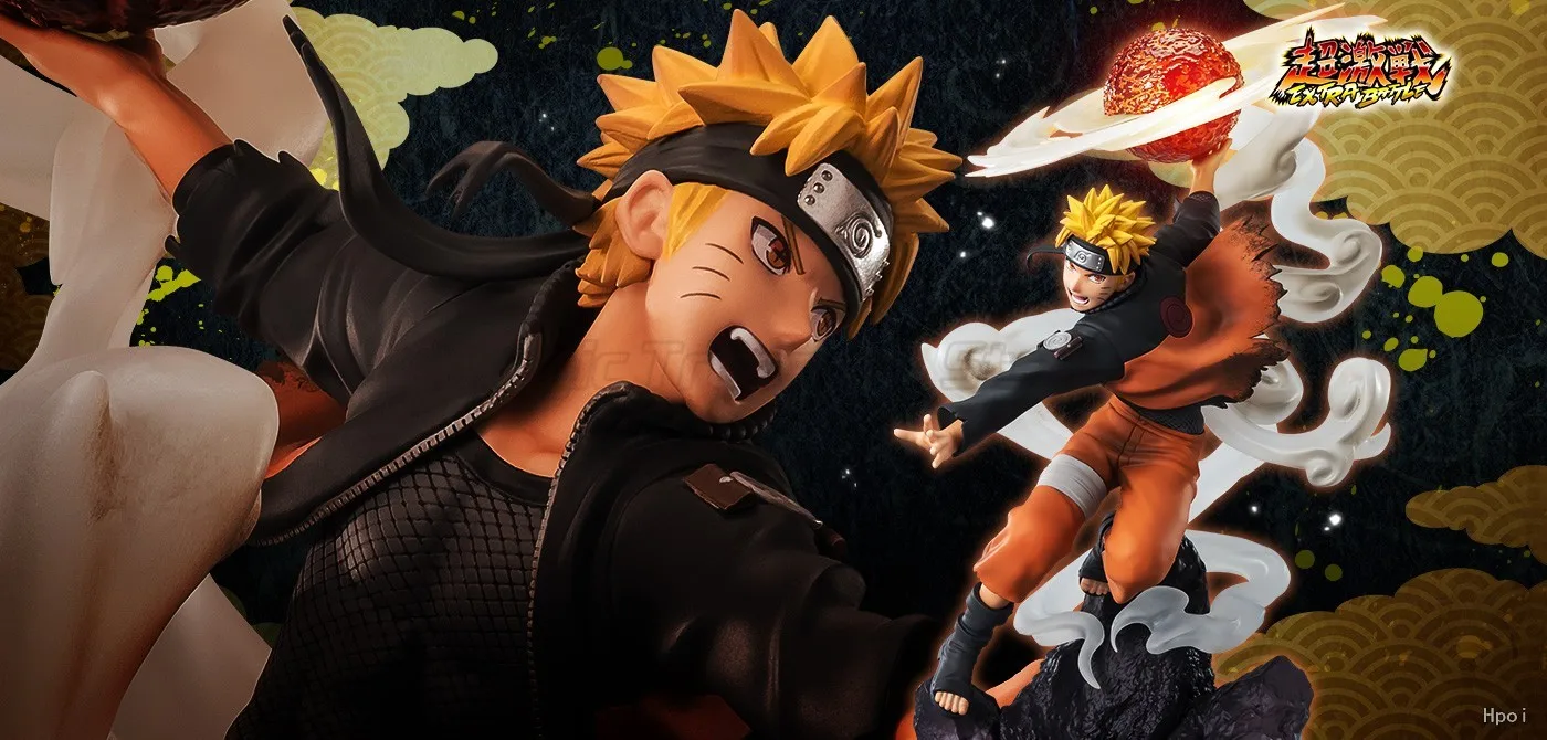 

【MT】BANDAI Figuarts ZERO EXTRA BATTLE NARUTO Shippuden Naruto Uzumaki Immortal Technique·Melting Spiral Shuriken Anime Figure