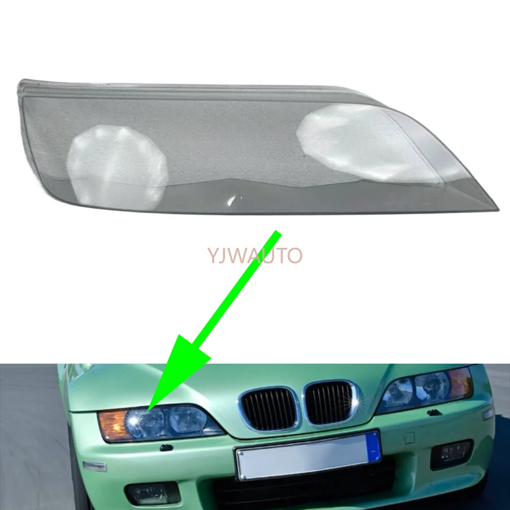 For BMW Z3 E36 Roadster 1996 1997 1998 1999 2000 2001 Headlight Lens Cover Car Headlamp Shell Front Lamp Shade Head Lamp Glass