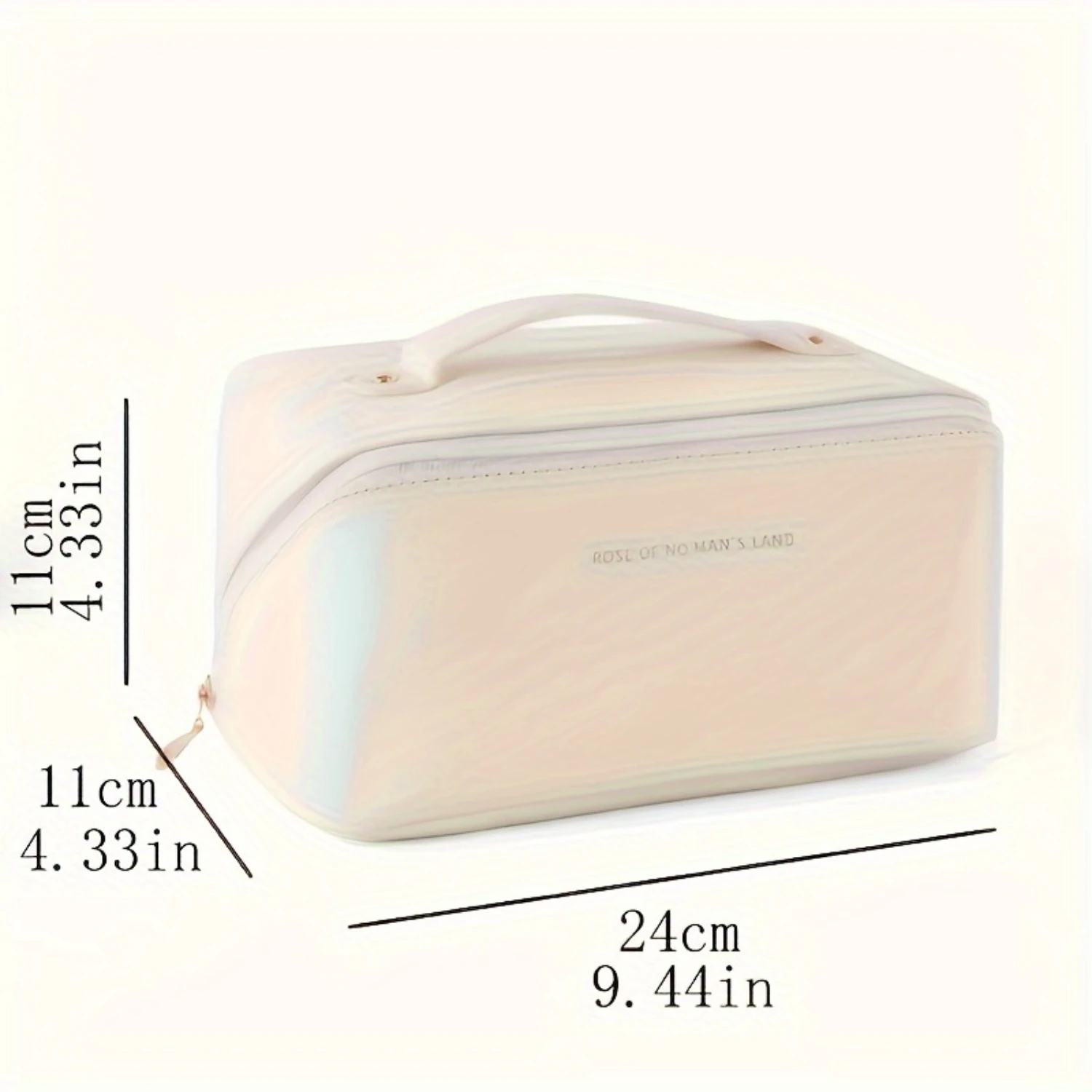 1pc, PU Makeup Bag With Large Capacity, Multi Functional Travel  Bag, Beauty Tools Makeup Box, Waterproof Women's Wash Bag Cosme