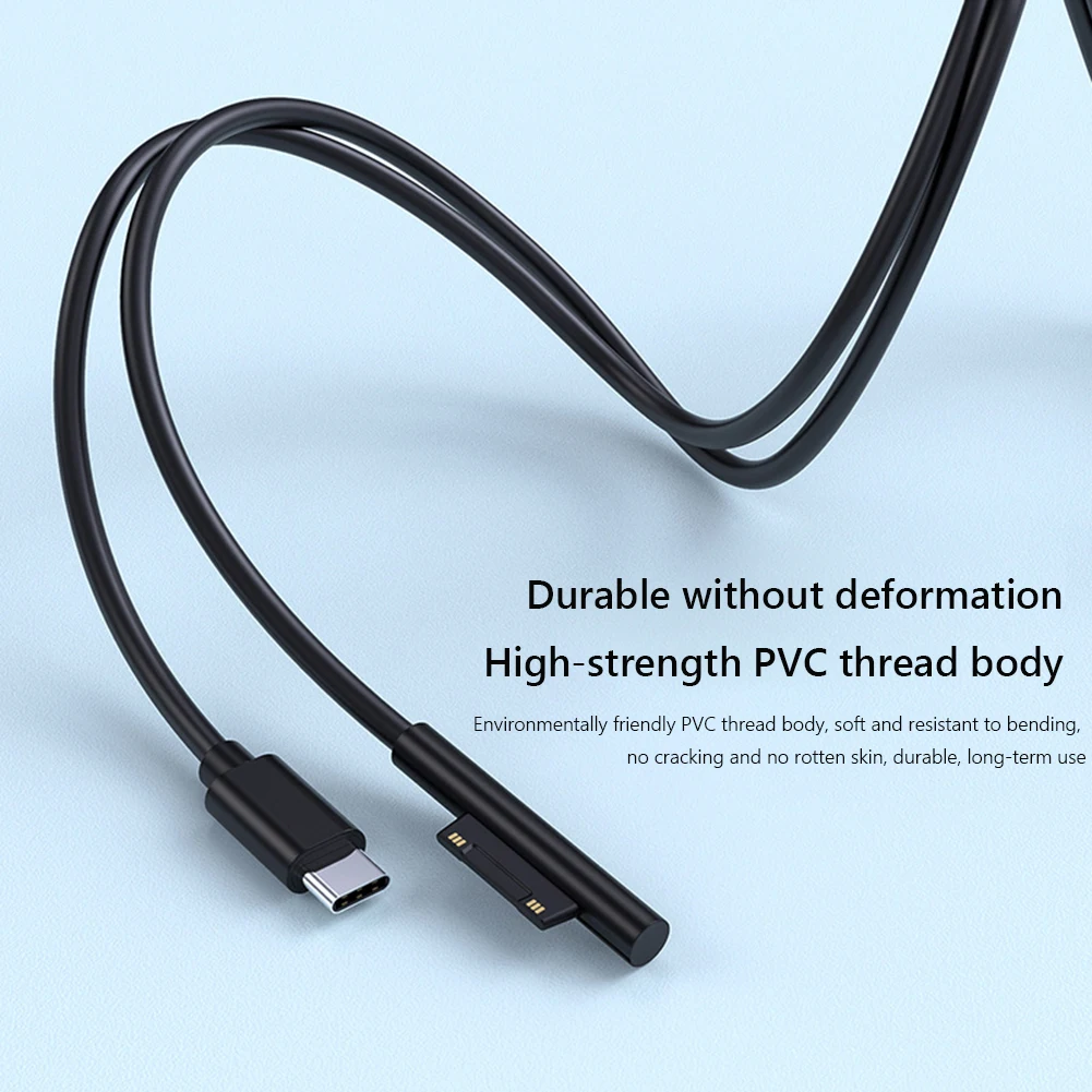 

Блок питания USB C для быстрой зарядки, зарядные устройства для планшетов, аксессуары для Microsoft Surface Pro 3, 4, 5, 6, зарядный кабель
