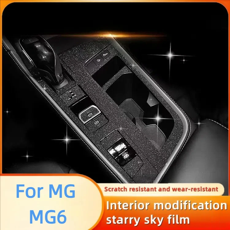 Car Accessories For MG 6 MG6 2017-2021 Starry Sky Film Interior Modification Central Control Instrument Screen Protective Film