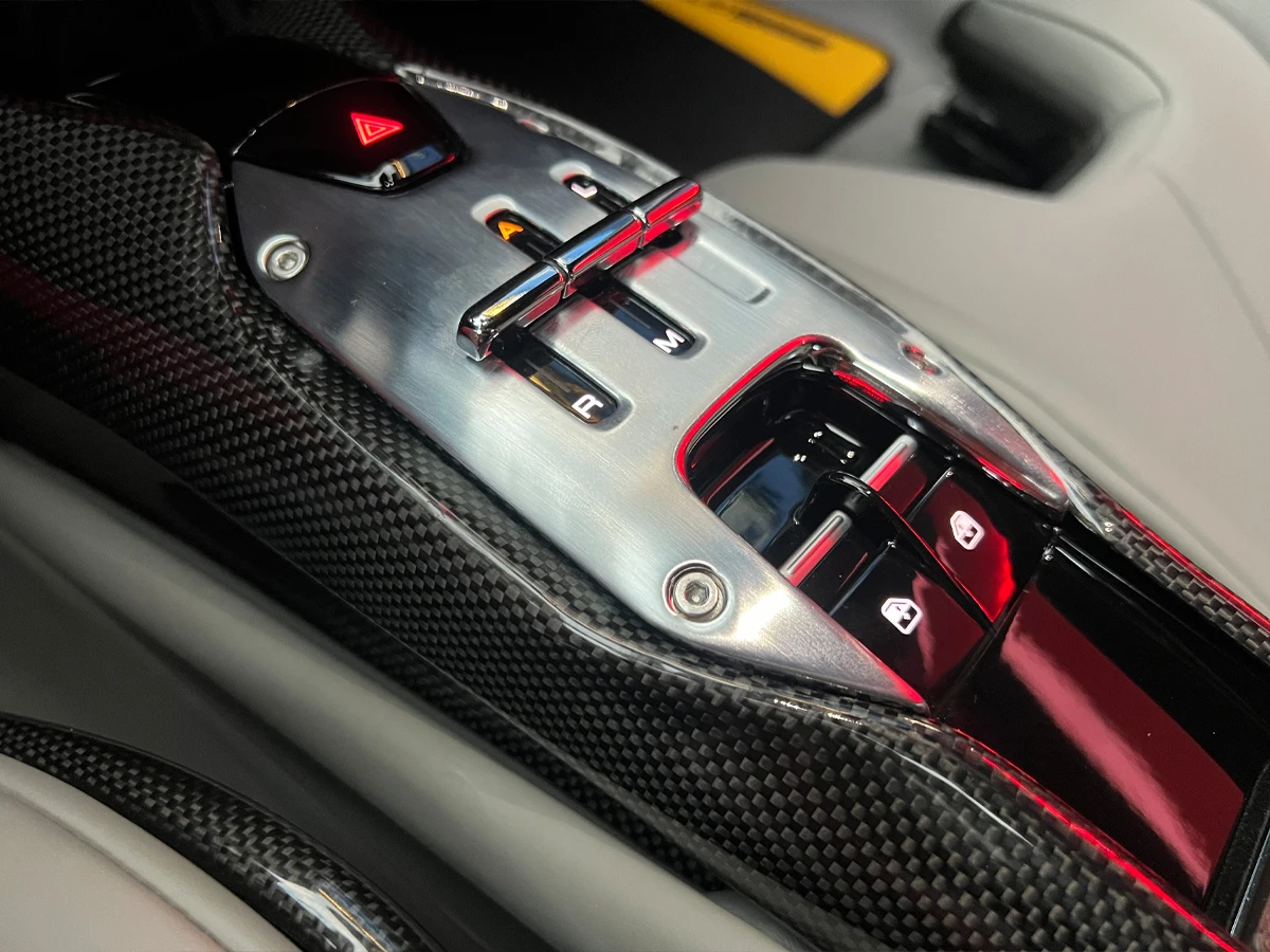 296 OEM Style Auto Parts Dry Carbon Fiber Automotive Accessories Car Interior Shift Center Control Panel  296