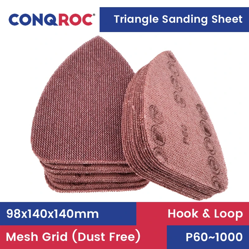 98x140mm-triangle-sanding-sheets-dust-free-mesh-grid-aluminum-oxide-mouse-shape-sanding-pads-hook-loop-50-piece-grit-p60~1000