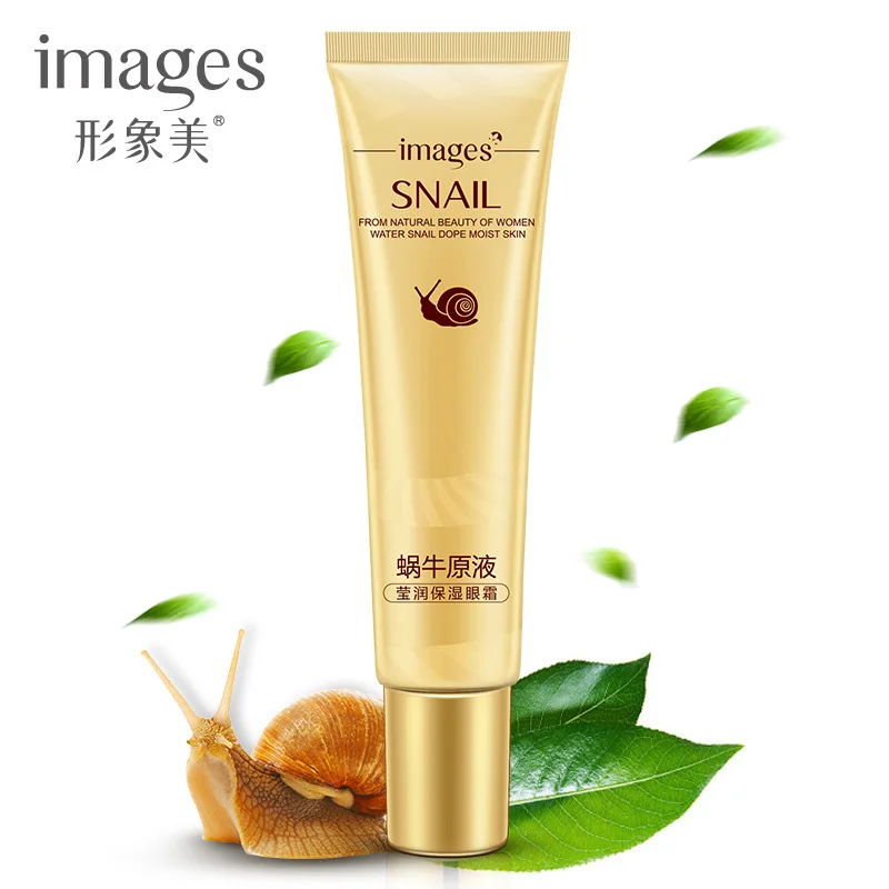 

Images Snail Essence Eye Cream Moisturizing Dark Circles Remove Eye Bags Drops Lifting Anti Wrinkle Anti Aging Skin Care Eye Gel