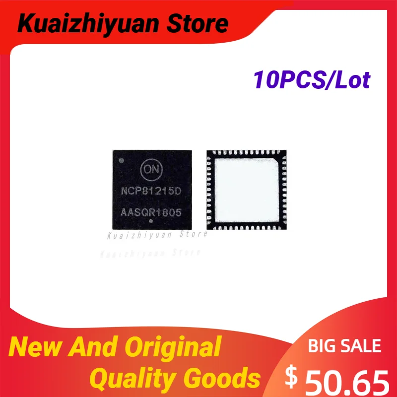 10PCS/Lot New And Original NCP81215 PCP81215 NCP81215MNTXG QFN-52 Quality Goods