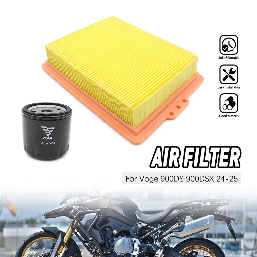 

Motorcycle Air Filter Oil Filter Intake Cleaner Replacement Parts Element Systems Accessories For VOGE DS900X 900DS 900 DS 24-25