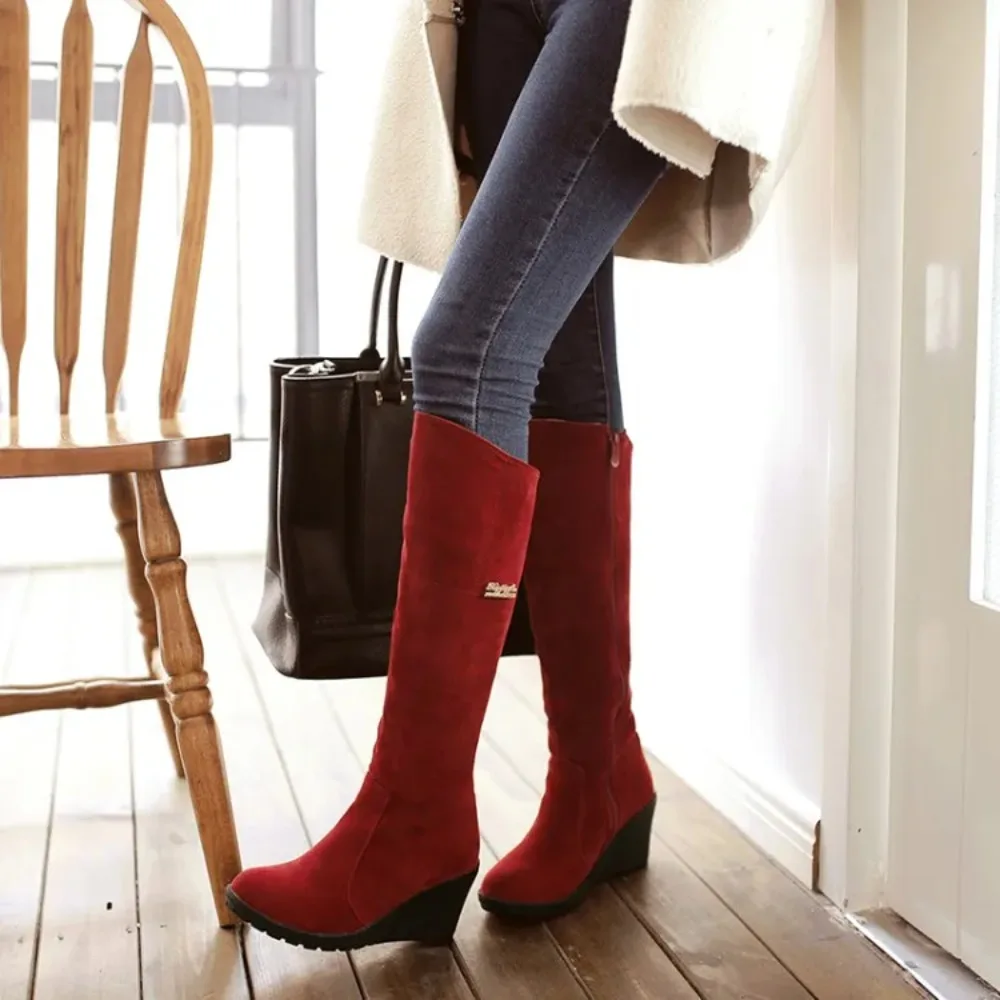 2026 Winter Boots Botas Mujer Shoes Women Boots Fashion Motocicleta Mulheres New Outono Inverno Botas De Couro Femininas 5522