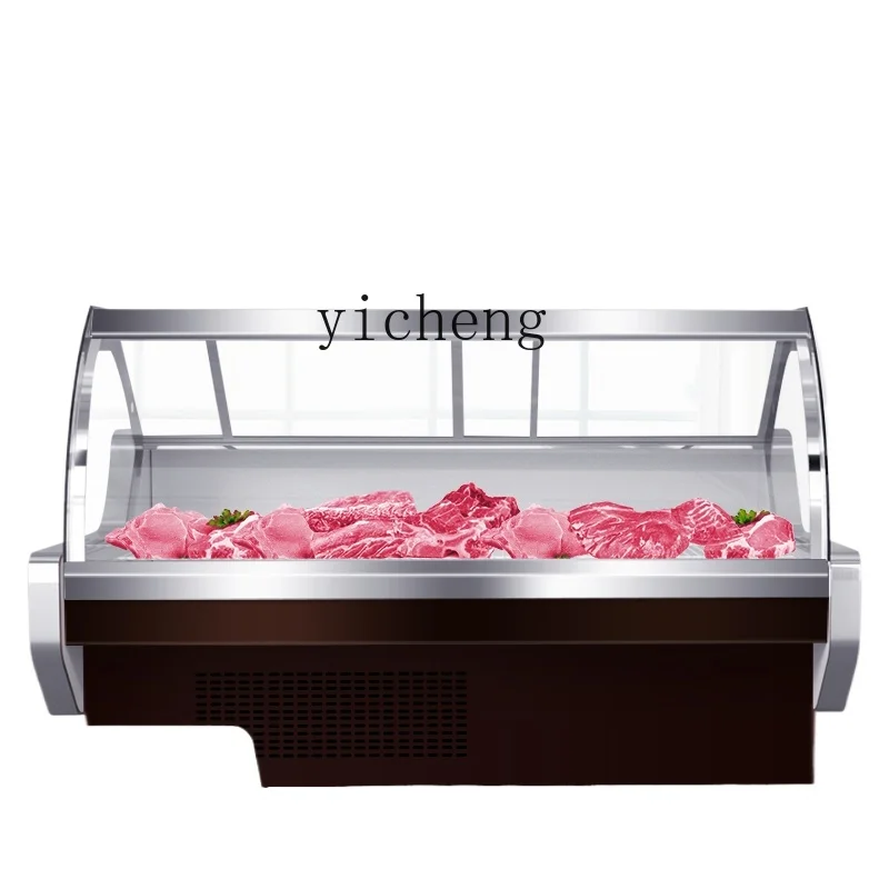 ZZ fresh-keeping cabinet display cabinet cooked food cold dishes horizontal refrigerated kitchen storage