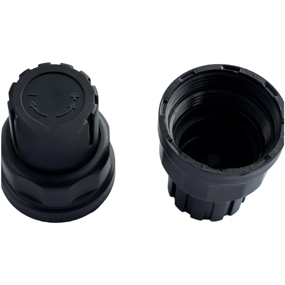 10pcs Radiator TRV Cover Cap Black Plastic M30x1.5 for Thermostatic Valves Compatible with 30mm 1.5 Thread Heating Equipment