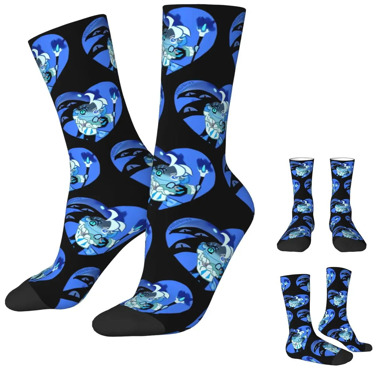 

Socks Shadow Milk Cookie Run Kingdom Sock Polyester Cute Cartoon Anime Skateboard Women Stockings Spring Summer Autumn Winter